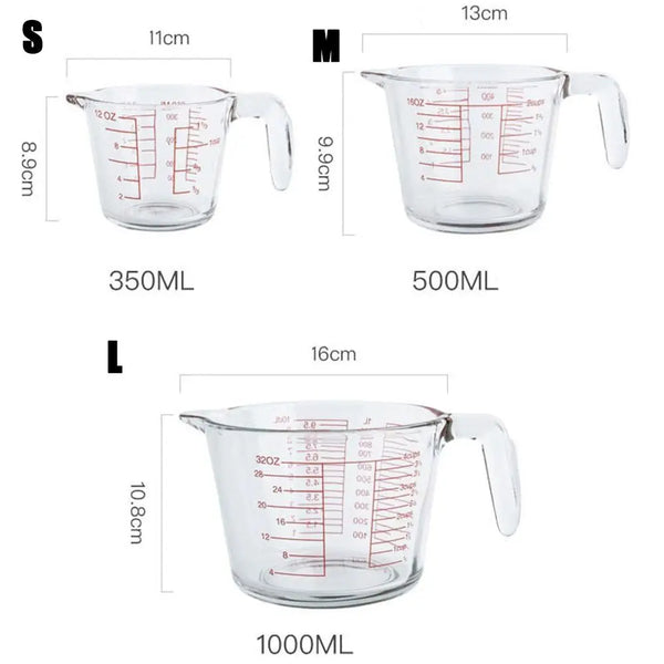 Heat-proof Liquid Measuring Cups